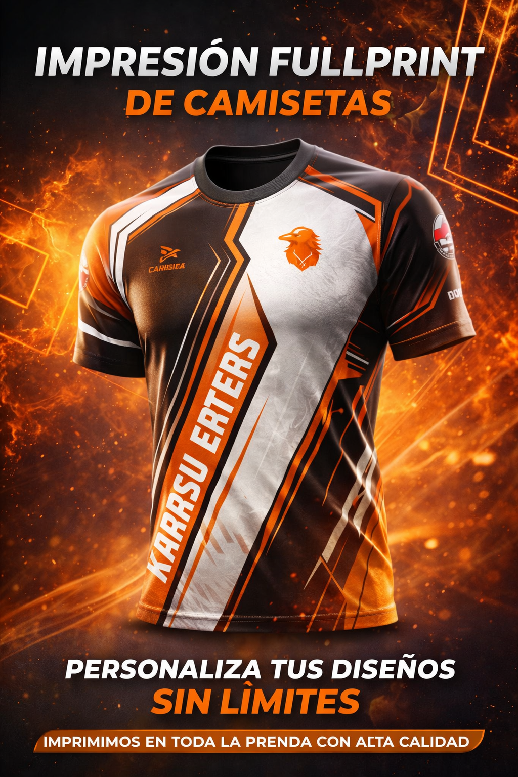 Polos y camisetas deportivas con diseño full print